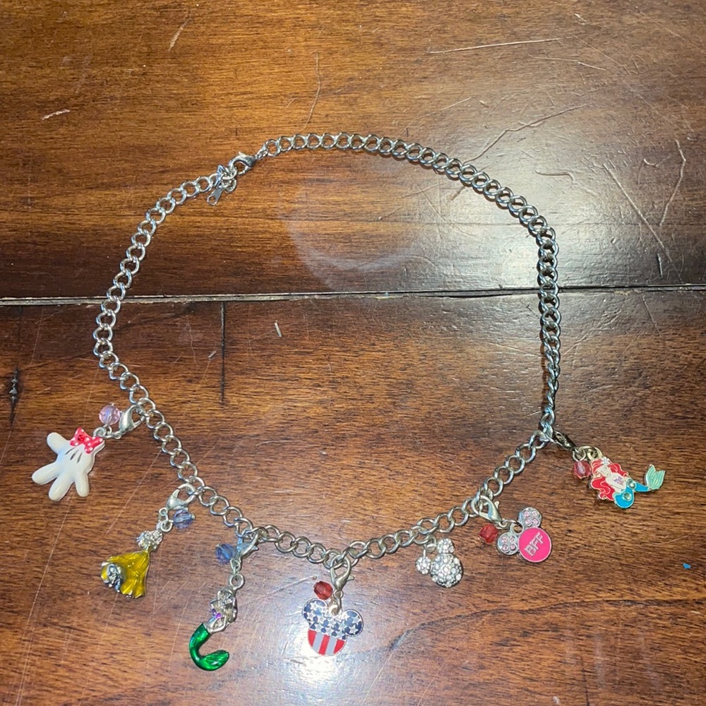 Walt Disney chicken necklace